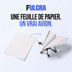 Une feuille de papier, un vrai avion : Fulcra Plane avec son module bi-hélice